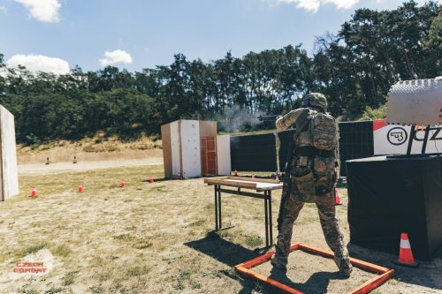 CC2026 - Eliminace letícího dronu brokovnicí tvořila jednu ze součástí náročných situací